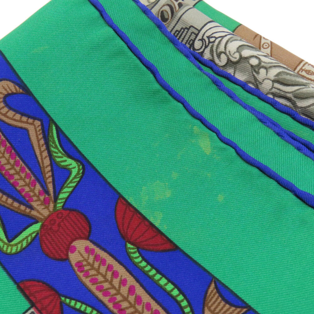 Hermes Carre 90 Trana Scarf Muffler Silk Women's HERMES - Picture 9 of 16